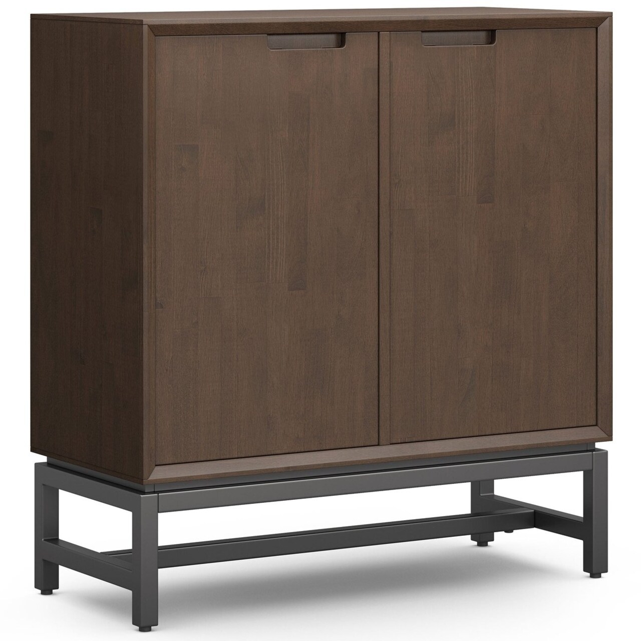 Banting Medium Storage Cabinet Solid Hardwood 4 Adjustable Shelves Modern Design